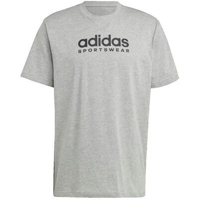 T-shirt με κοντά μανίκια adidas T-shirt gris en coton Grey Small αρσενικός T-shirt με κοντά μανίκια adidas T-shirt gris en coton Grey Small αρσενικός