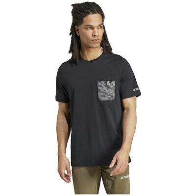 T-shirt με κοντά μανίκια adidas T-shirt Terrex Graphic Black Small αρσενικός T-shirt με κοντά μανίκια adidas T-shirt Terrex Graphic Black Small αρσενικός