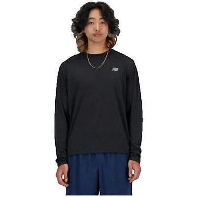 Μπλουζάκια με μακριά μανίκια New Balance T-shirt New Balance Athletics Noir Black Small αρσενικός Μπλουζάκια με μακριά μανίκια New Balance T-shirt New Balance Athletics Noir Black Small αρσενικός