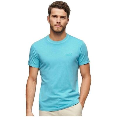T-shirt με κοντά μανίκια Superdry T-shirt Essential Logo brodé bleu ciel Μπλέ Large αρσενικός T-shirt με κοντά μανίκια Superdry T-shirt Essential Logo brodé bleu ciel Μπλέ Large αρσενικός