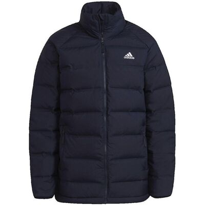 Χοντρό μπουφάν adidas Doudoune Helionic Mid Down Jacket Μπλέ Medium αρσενικός Χοντρό μπουφάν adidas Doudoune Helionic Mid Down Jacket Μπλέ Medium αρσενικός