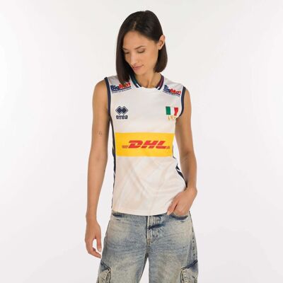 Αμάνικα/T-shirts χωρίς μανίκια Errea Naz. Italia Volley 2^Mg Gara Unisex Shop Ad 25/28 Άσπρο Small αρσενικός Αμάνικα/T-shirts χωρίς μανίκια Errea Naz. Italia Volley 2^Mg Gara Unisex Shop Ad 25/28 Άσπρο Small αρσενικός
