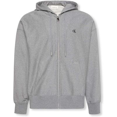 Ζακέτα Calvin Klein Jeans Ls Premium Terry Mon Grey Large αρσενικός Ζακέτα Calvin Klein Jeans Ls Premium Terry Mon Grey Large αρσενικός