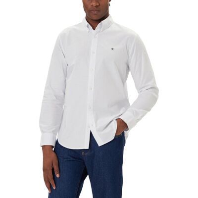 Πουκάμισο με μακριά μανίκια Calvin Klein Jeans LS SOLID OXFORD CLAS LV140EM125 Άσπρο Large αρσενικός Πουκάμισο με μακριά μανίκια Calvin Klein Jeans LS SOLID OXFORD CLAS LV140EM125 Άσπρο Large αρσενικός