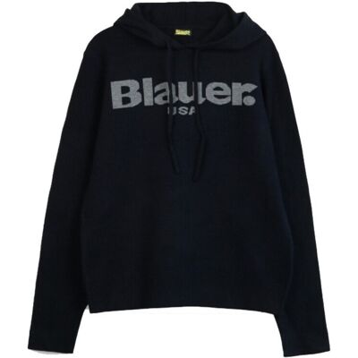 T-shirt με κουκούλα Blauer Parker Black 2X-Large T-shirt με κουκούλα Blauer Parker Black 2X-Large