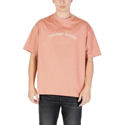 T-shirt με κοντά μανίκια Calvin Klein Jeans SS CENTER CHAIN STIT LV04RC225G Ροζ 2X-Large αρσενικός T-shirt με κοντά μανίκια Calvin Klein Jeans SS CENTER CHAIN STIT LV04RC225G Ροζ 2X-Large αρσενικός