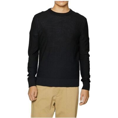 Πουλόβερ BOSS Avac C Black Small αρσενικός Πουλόβερ BOSS Avac C Black Small αρσενικός