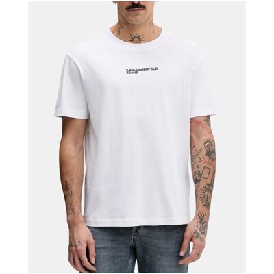 T-shirt με κοντά μανίκια Karl Lagerfeld B1M17067 Άσπρο 2X-Large αρσενικός T-shirt με κοντά μανίκια Karl Lagerfeld B1M17067 Άσπρο 2X-Large αρσενικός