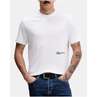T-shirt με κοντά μανίκια Karl Lagerfeld B1M17069 Άσπρο 2X-Large αρσενικός T-shirt με κοντά μανίκια Karl Lagerfeld B1M17069 Άσπρο 2X-Large αρσενικός