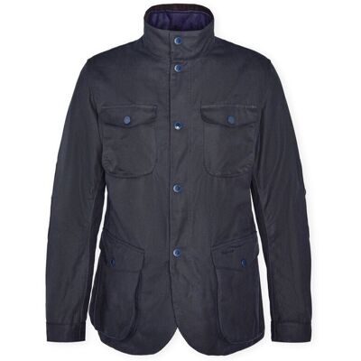 Παλτό Barbour Ogston Waxed Cotton Jacket - Navy Μπλέ Extra Large αρσενικός Παλτό Barbour Ogston Waxed Cotton Jacket - Navy Μπλέ Extra Large αρσενικός