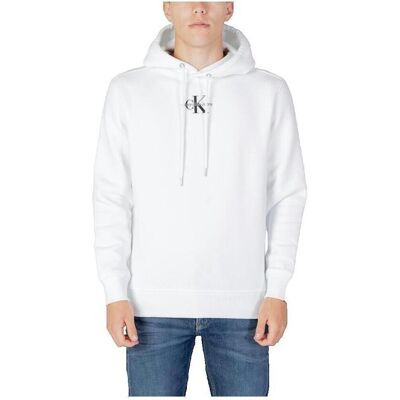 T-shirt με κουκούλα Calvin Klein Jeans Sweat à capuche Monologo blanc Άσπρο Extra Large T-shirt με κουκούλα Calvin Klein Jeans Sweat à capuche Monologo blanc Άσπρο Extra Large