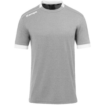 T-shirt με κοντά μανίκια Kempa T-shirt Player Confort et Performance Grey Large αρσενικός T-shirt με κοντά μανίκια Kempa T-shirt Player Confort et Performance Grey Large αρσενικός