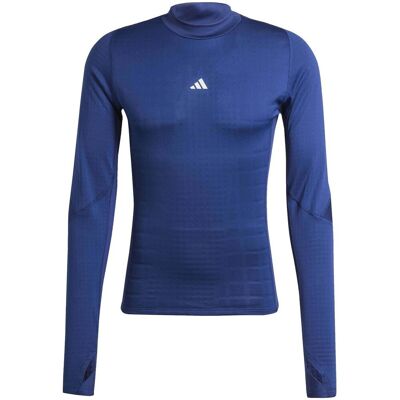 Μπλουζάκια με μακριά μανίκια adidas Tf Cr Ls Tee M Μπλέ Small αρσενικός Μπλουζάκια με μακριά μανίκια adidas Tf Cr Ls Tee M Μπλέ Small αρσενικός