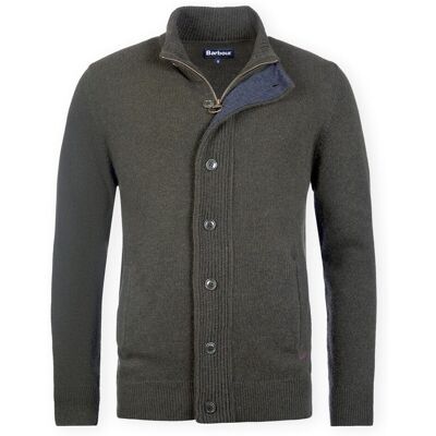 Μπουφάν / Ζακέτες Barbour Essential Elbow-Patch Cardigan - Seaweed Green Large αρσενικός Μπουφάν / Ζακέτες Barbour Essential Elbow-Patch Cardigan - Seaweed Green Large αρσενικός