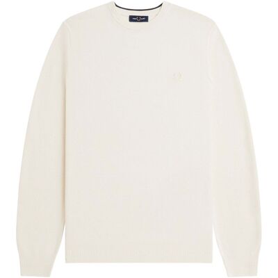 Πουλόβερ Fred Perry Fp Pique Stitch Jumper Beige Extra Large αρσενικός Πουλόβερ Fred Perry Fp Pique Stitch Jumper Beige Extra Large αρσενικός