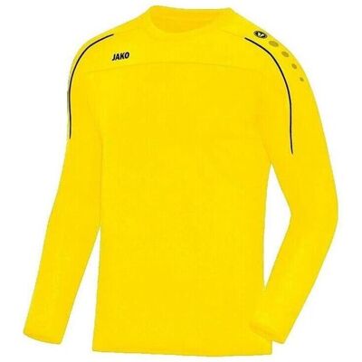 Μπλουζάκια με μακριά μανίκια Jako Sweat Classico Jaune Yellow Medium αρσενικός Μπλουζάκια με μακριά μανίκια Jako Sweat Classico Jaune Yellow Medium αρσενικός