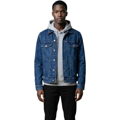 Τζιν Μπουφάν/Jacket Replay REGULAR MV868 .000.867 B12 Μπλέ Large αρσενικός Τζιν Μπουφάν/Jacket Replay REGULAR MV868 .000.867 B12 Μπλέ Large αρσενικός