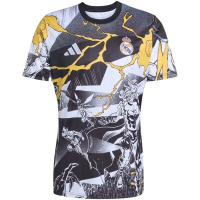 T-shirt με κοντά μανίκια adidas Real Preshi Άσπρο Large αρσενικός T-shirt με κοντά μανίκια adidas Real Preshi Άσπρο Large αρσενικός
