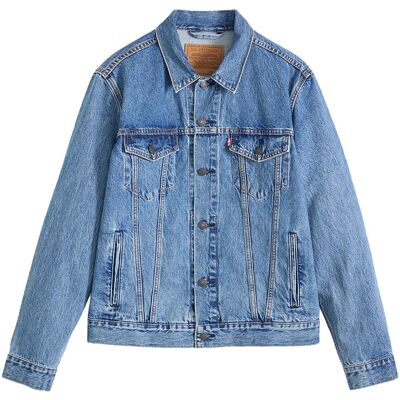 Τζιν Μπουφάν/Jacket Levis The Trucker Jacket Washed Away T Μπλέ Small αρσενικός Τζιν Μπουφάν/Jacket Levis The Trucker Jacket Washed Away T Μπλέ Small αρσενικός