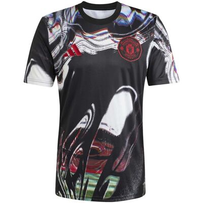 T-shirt με κοντά μανίκια adidas Mufc Preshi Black Small αρσενικός T-shirt με κοντά μανίκια adidas Mufc Preshi Black Small αρσενικός