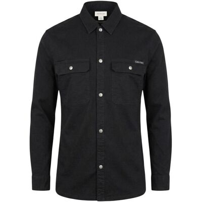 Πουκάμισο με μακριά μανίκια Calvin Klein Jeans LV04RE103G Black 2X-Large αρσενικός Πουκάμισο με μακριά μανίκια Calvin Klein Jeans LV04RE103G Black 2X-Large αρσενικός