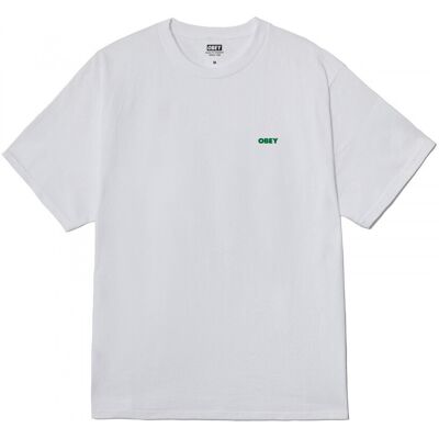 T-shirt με κοντά μανίκια Obey knowledge is power Άσπρο Extra Large αρσενικός T-shirt με κοντά μανίκια Obey knowledge is power Άσπρο Extra Large αρσενικός