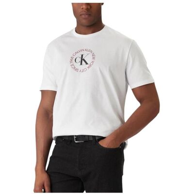 T-shirt με κοντά μανίκια Calvin Klein Jeans LV14RE816G YAA Άσπρο Large αρσενικός T-shirt με κοντά μανίκια Calvin Klein Jeans LV14RE816G YAA Άσπρο Large αρσενικός
