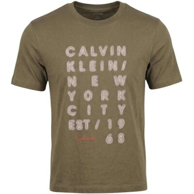 T-shirt με κοντά μανίκια Calvin Klein Jeans LV04RF814G Green Extra Large αρσενικός T-shirt με κοντά μανίκια Calvin Klein Jeans LV04RF814G Green Extra Large αρσενικός