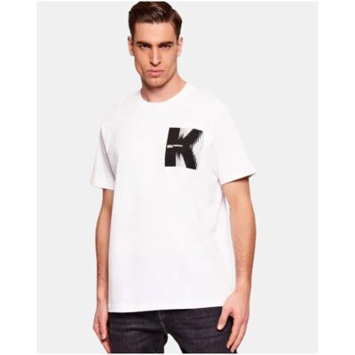 T-shirt με κοντά μανίκια Karl Lagerfeld B1M17066 Άσπρο Extra Large αρσενικός T-shirt με κοντά μανίκια Karl Lagerfeld B1M17066 Άσπρο Extra Large αρσενικός