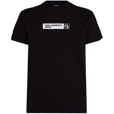 T-shirt με κοντά μανίκια Karl Lagerfeld Slim Graphic Tee Black Extra Large αρσενικός T-shirt με κοντά μανίκια Karl Lagerfeld Slim Graphic Tee Black Extra Large αρσενικός