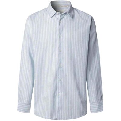 Πουκάμισο με μακριά μανίκια Pepe jeans PM3091202 504 Μπλέ Large αρσενικός Πουκάμισο με μακριά μανίκια Pepe jeans PM3091202 504 Μπλέ Large αρσενικός