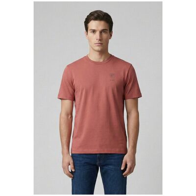 T-shirt με κοντά μανίκια Blauer 26SBLUH02302 Orange Extra Large αρσενικός T-shirt με κοντά μανίκια Blauer 26SBLUH02302 Orange Extra Large αρσενικός