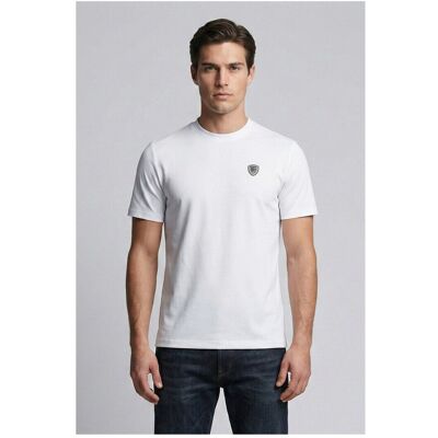 T-shirt με κοντά μανίκια Blauer 26SBLUH02065 Άσπρο Large αρσενικός T-shirt με κοντά μανίκια Blauer 26SBLUH02065 Άσπρο Large αρσενικός