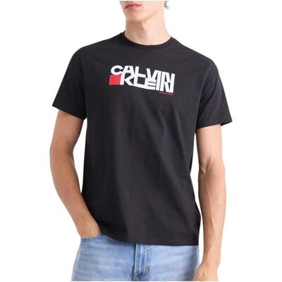 T-shirt με κοντά μανίκια Calvin Klein Jeans Ss 30s Eu Ck Redbox Grap Black Extra Large αρσενικός T-shirt με κοντά μανίκια Calvin Klein Jeans Ss 30s Eu Ck Redbox Grap Black Extra Large αρσενικός