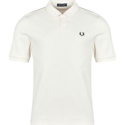 Πόλο με κοντά μανίκια Fred Perry DROP NEEDLE JERSEY POLO SHIRT Beige Small αρσενικός Πόλο με κοντά μανίκια Fred Perry DROP NEEDLE JERSEY POLO SHIRT Beige Small αρσενικός