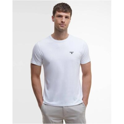 T-shirt με κοντά μανίκια Barbour MTS0331 Άσπρο Large αρσενικός T-shirt με κοντά μανίκια Barbour MTS0331 Άσπρο Large αρσενικός