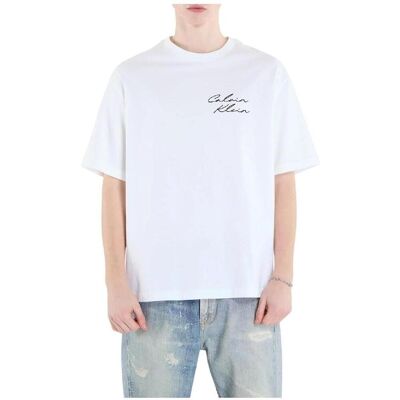 T-shirt με κοντά μανίκια Calvin Klein Jeans LV04RE828G YAF Άσπρο Extra Small αρσενικός T-shirt με κοντά μανίκια Calvin Klein Jeans LV04RE828G YAF Άσπρο Extra Small αρσενικός