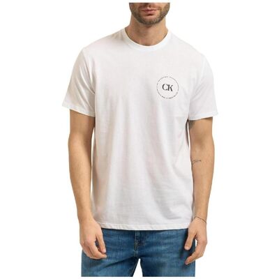 T-shirt με κοντά μανίκια Calvin Klein Jeans LV04RF801G YAF Άσπρο Large αρσενικός T-shirt με κοντά μανίκια Calvin Klein Jeans LV04RF801G YAF Άσπρο Large αρσενικός