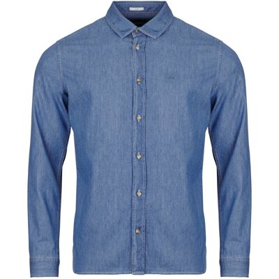 Πουκάμισο με μακριά μανίκια Pepe jeans ABEL CLASSIC SLIM SHIRT Μπλέ Medium αρσενικός Πουκάμισο με μακριά μανίκια Pepe jeans ABEL CLASSIC SLIM SHIRT Μπλέ Medium αρσενικός