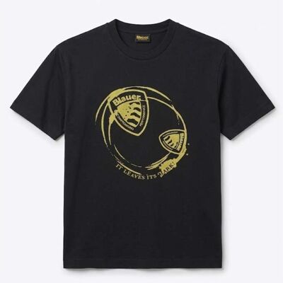 T-shirts & Polos Blauer Heldun Black Small αρσενικός T-shirts & Polos Blauer Heldun Black Small αρσενικός