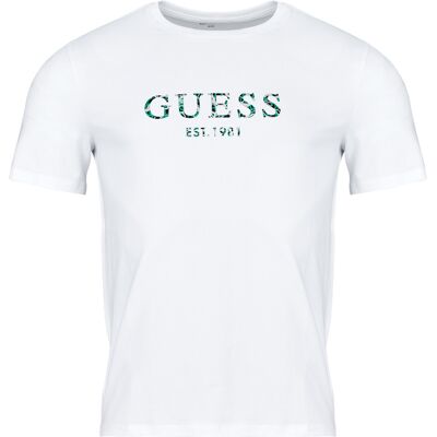 T-shirt με κοντά μανίκια Guess SS CN GUESS IRIDESCENT TEE Άσπρο Large αρσενικός T-shirt με κοντά μανίκια Guess SS CN GUESS IRIDESCENT TEE Άσπρο Large αρσενικός