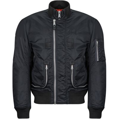 Μπουφάν Schott AIRCAMPS Black Large αρσενικός Μπουφάν Schott AIRCAMPS Black Large αρσενικός