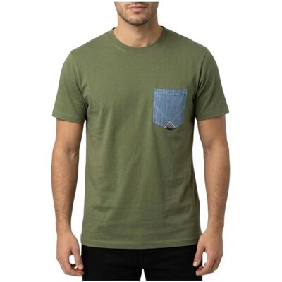T-shirt με κοντά μανίκια Roy Rogers RRU90171CA160111 Green Small αρσενικός T-shirt με κοντά μανίκια Roy Rogers RRU90171CA160111 Green Small αρσενικός