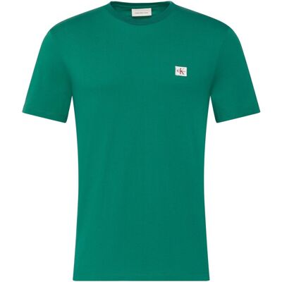 T-shirt με κοντά μανίκια Calvin Klein Jeans Ss Badge 30S Jersey Green Medium αρσενικός T-shirt με κοντά μανίκια Calvin Klein Jeans Ss Badge 30S Jersey Green Medium αρσενικός