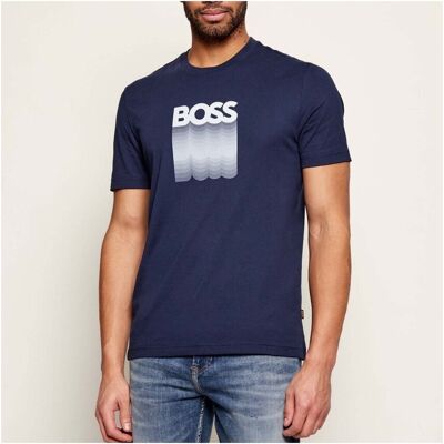 T-shirt με κοντά μανίκια BOSS Te Insignia Μπλέ 2X-Large αρσενικός T-shirt με κοντά μανίκια BOSS Te Insignia Μπλέ 2X-Large αρσενικός