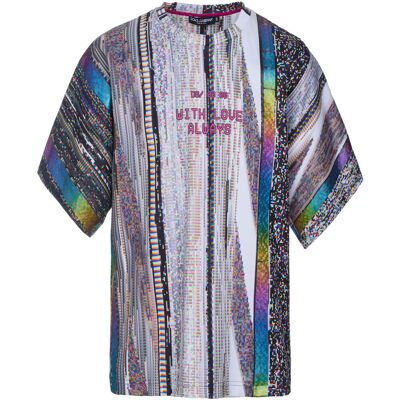 T-shirt με κοντά μανίκια D&G; - Multicolour DE 50 αρσενικός T-shirt με κοντά μανίκια D&G; - Multicolour DE 50 αρσενικός