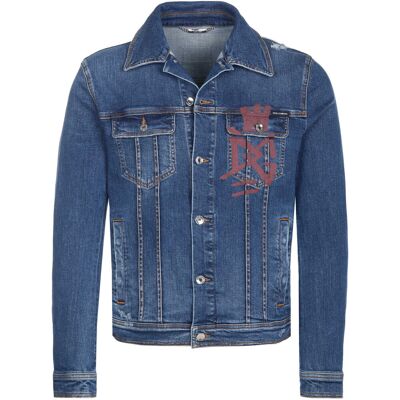 Τζιν Μπουφάν/Jacket D&G; - Μπλέ DE 50 αρσενικός Τζιν Μπουφάν/Jacket D&G; - Μπλέ DE 50 αρσενικός