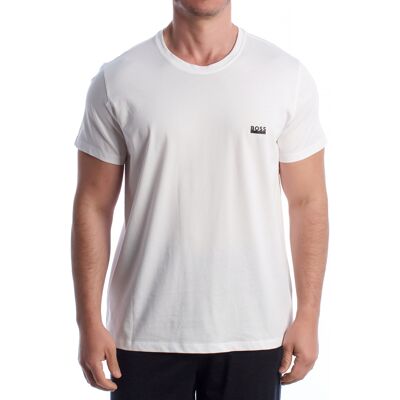 T-shirt με κοντά μανίκια BOSS 50531401-100 Άσπρο Extra Large αρσενικός T-shirt με κοντά μανίκια BOSS 50531401-100 Άσπρο Extra Large αρσενικός