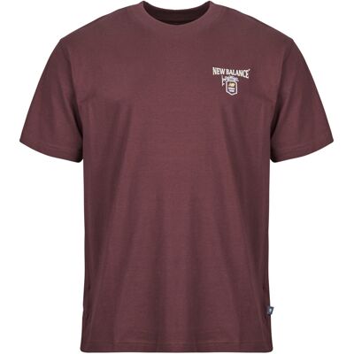 T-shirt με κοντά μανίκια New Balance GRAB A BITE LONDON T-SHIRT Bordeaux Extra Large αρσενικός T-shirt με κοντά μανίκια New Balance GRAB A BITE LONDON T-SHIRT Bordeaux Extra Large αρσενικός