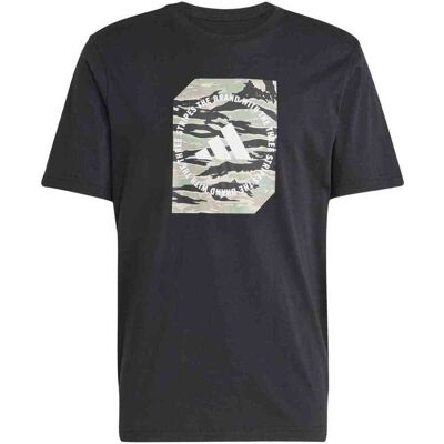 T-shirt με κοντά μανίκια adidas JI6764 Black Small αρσενικός T-shirt με κοντά μανίκια adidas JI6764 Black Small αρσενικός